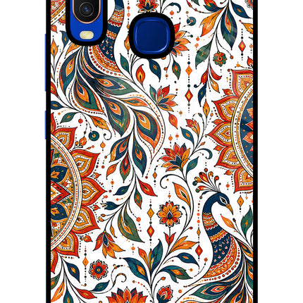 White Mayura Vivo Y15/Y17 Glass Case