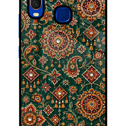 Green Pataka Vivo Y15/Y17 Glass Case