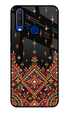 Noir Mehfil Vivo Y15/Y17 Glass Case