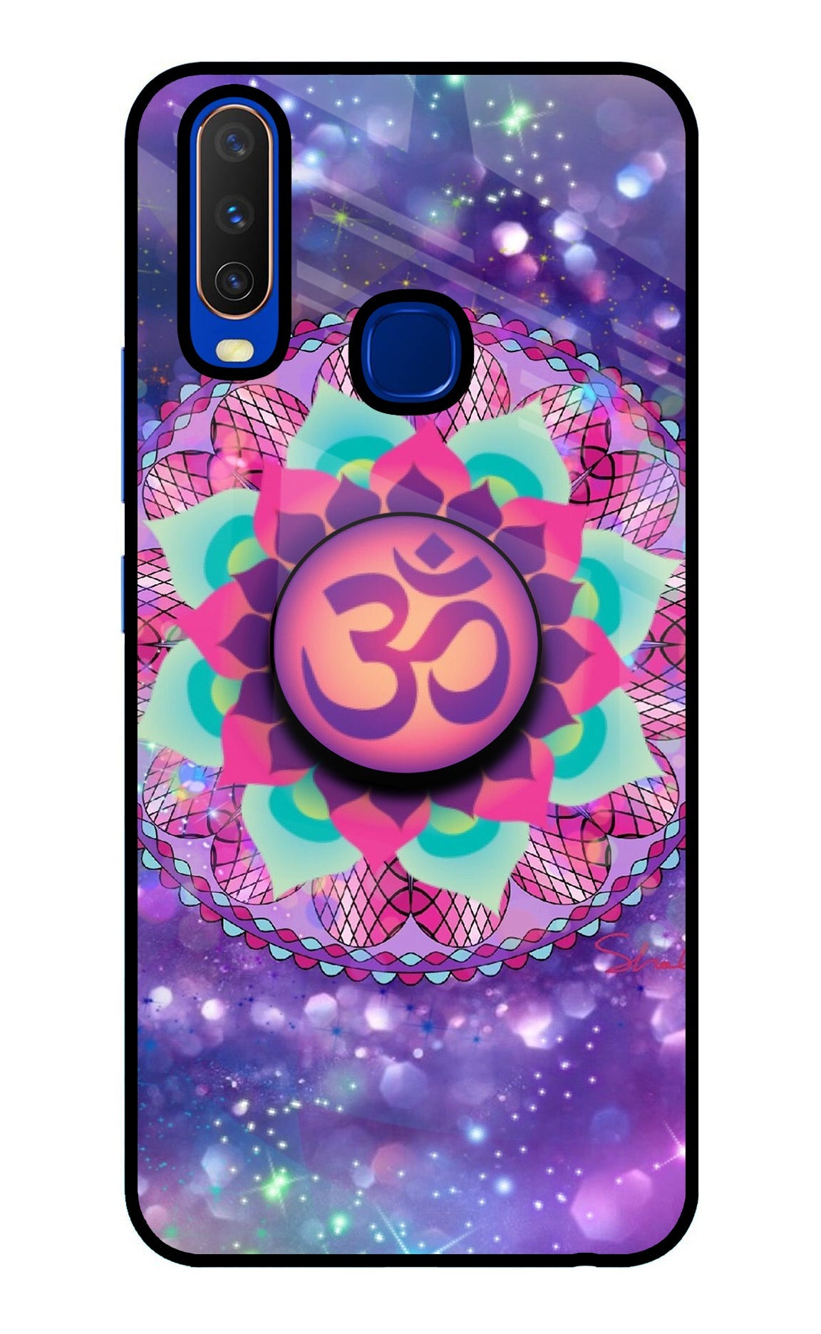 Om Purple Vivo Y15/Y17 Pop Case