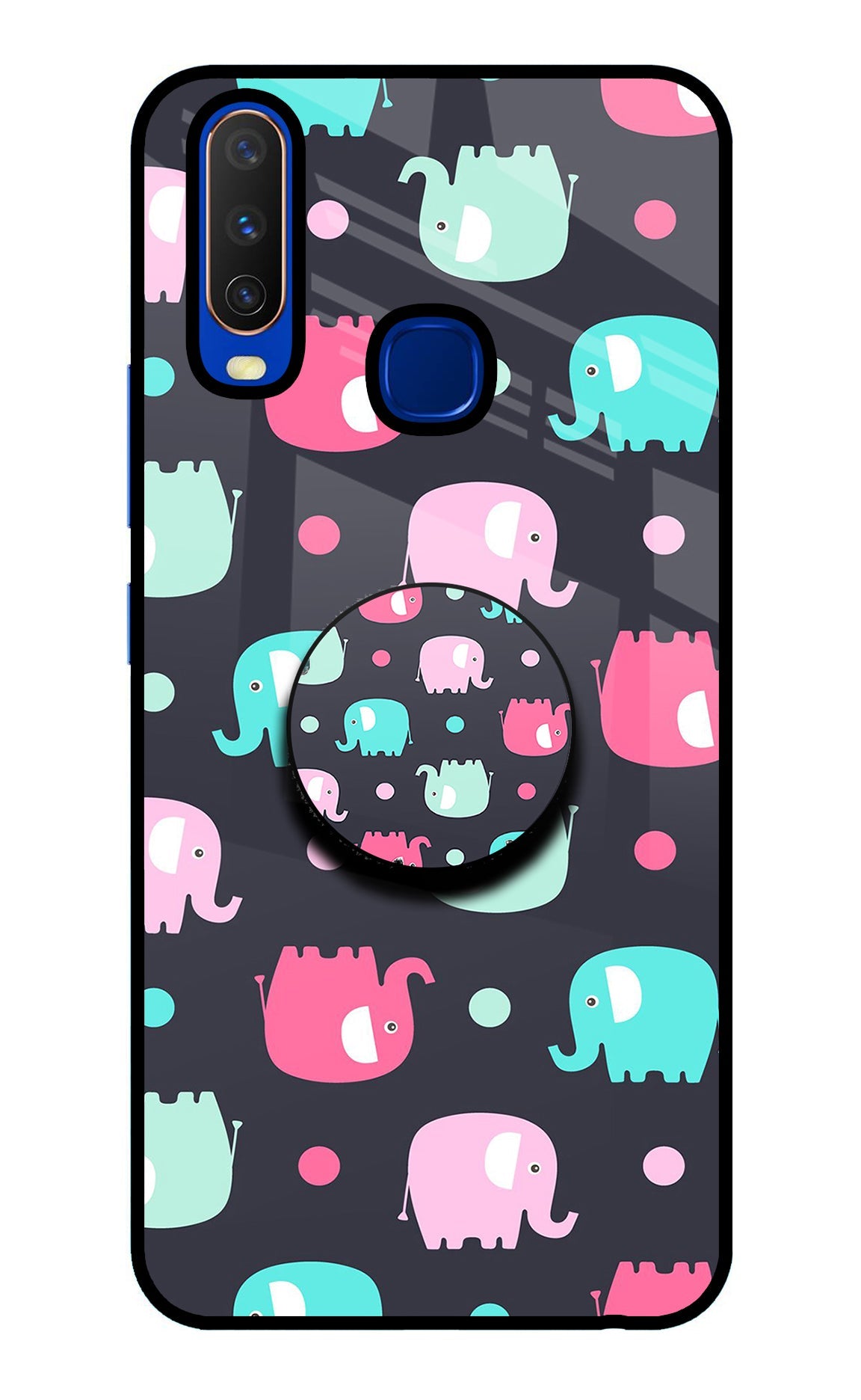 Baby Elephants Vivo Y15/Y17 Pop Case