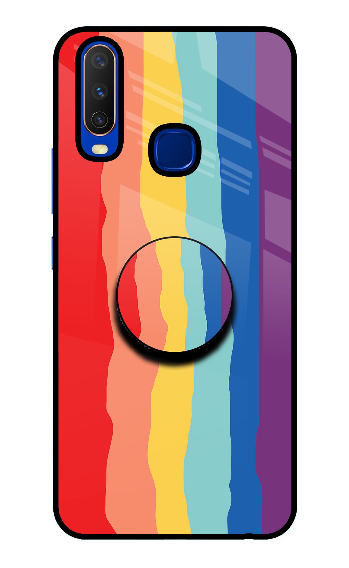 Rainbow Vivo Y15/Y17 Glass Case