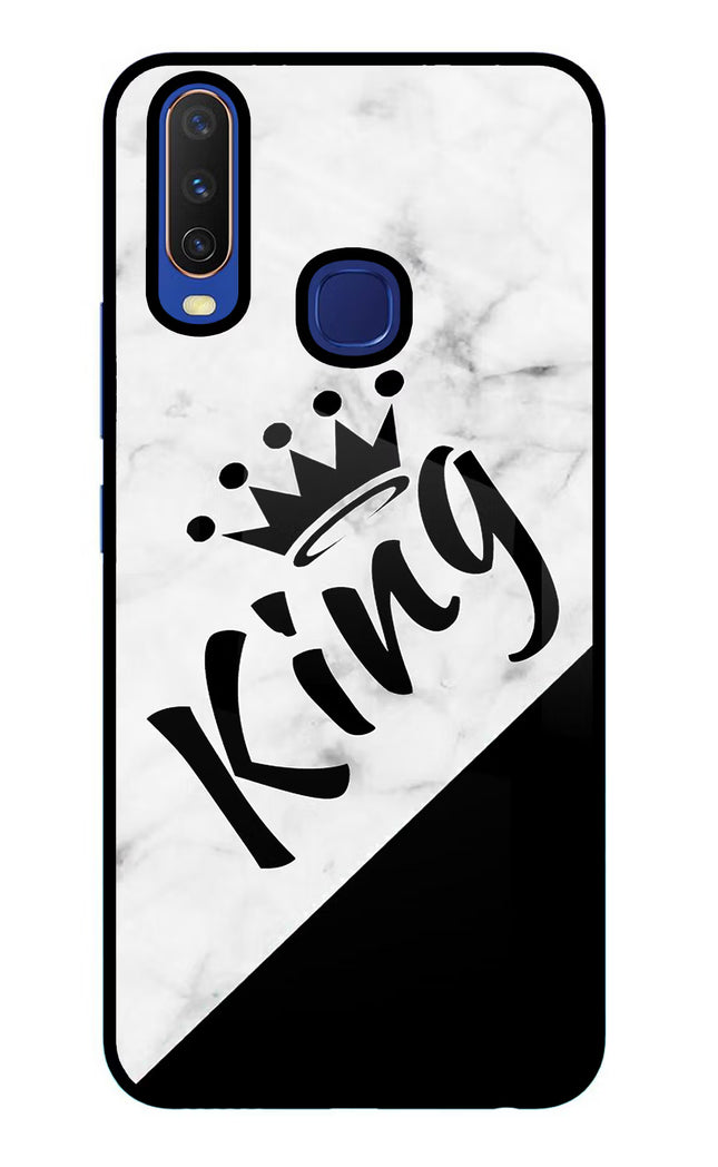 King Vivo Y11/Y12/U10 Glass Case Back Cover by Casekaro