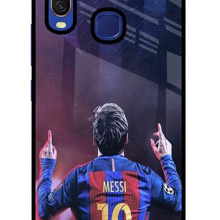 Messi Vivo Y11/Y12/U10 Glass Case Back Cover by Casekaro