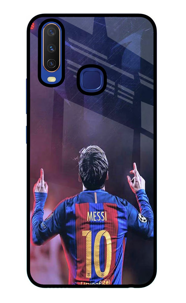 Messi Vivo Y11/Y12/U10 Glass Case Back Cover by Casekaro