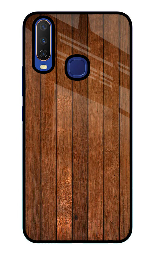 Wooden Artwork Bands Vivo Y11/Y12/U10 Glass Case