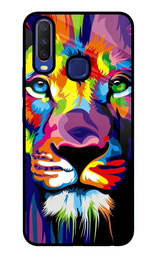 Lion Vivo Y11/Y12/U10 Glass Case Back Cover by Casekaro