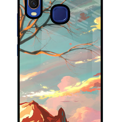 Scenery Vivo Y11/Y12/U10 Glass Case Back Cover by Casekaro