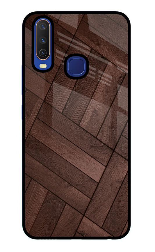 Wooden Texture Design Vivo Y11/Y12/U10 Glass Case