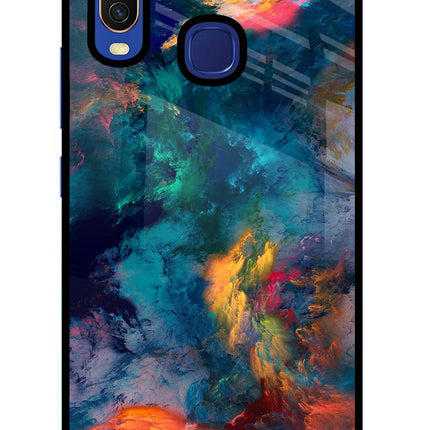 Artwork Paint Vivo Y11/Y12/U10 Glass Case Back Cover by Casekaro