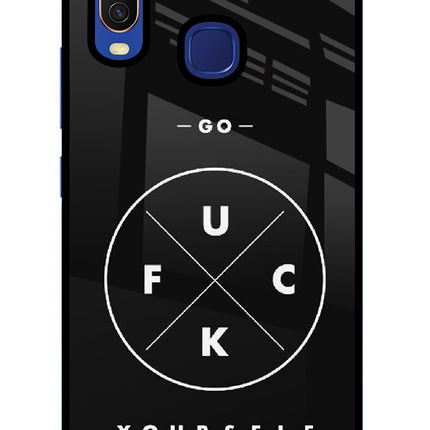 Go Fuck Yourself Vivo Y11/Y12/U10 Glass Case Back Cover by Casekaro