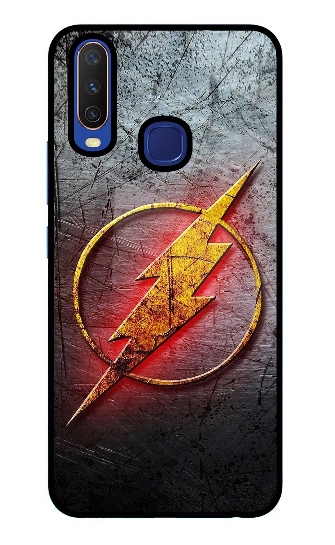 Flash Vivo Y11/Y12/U10 Glass Case Back Cover by Casekaro