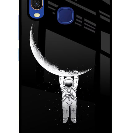 Moon Space Vivo Y11/Y12/U10 Glass Case Back Cover by Casekaro