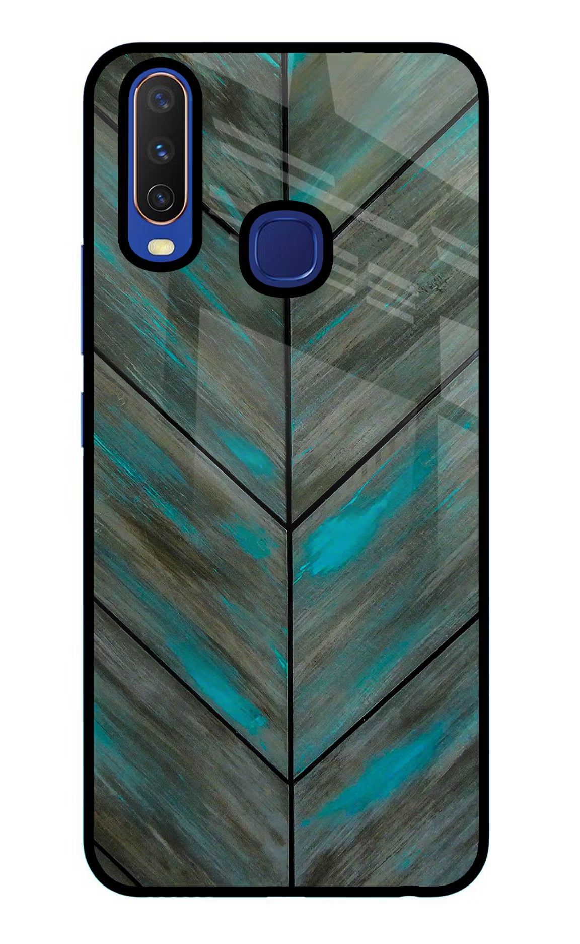 Pattern Vivo Y11/Y12/U10 Glass Case Back Cover by Casekaro
