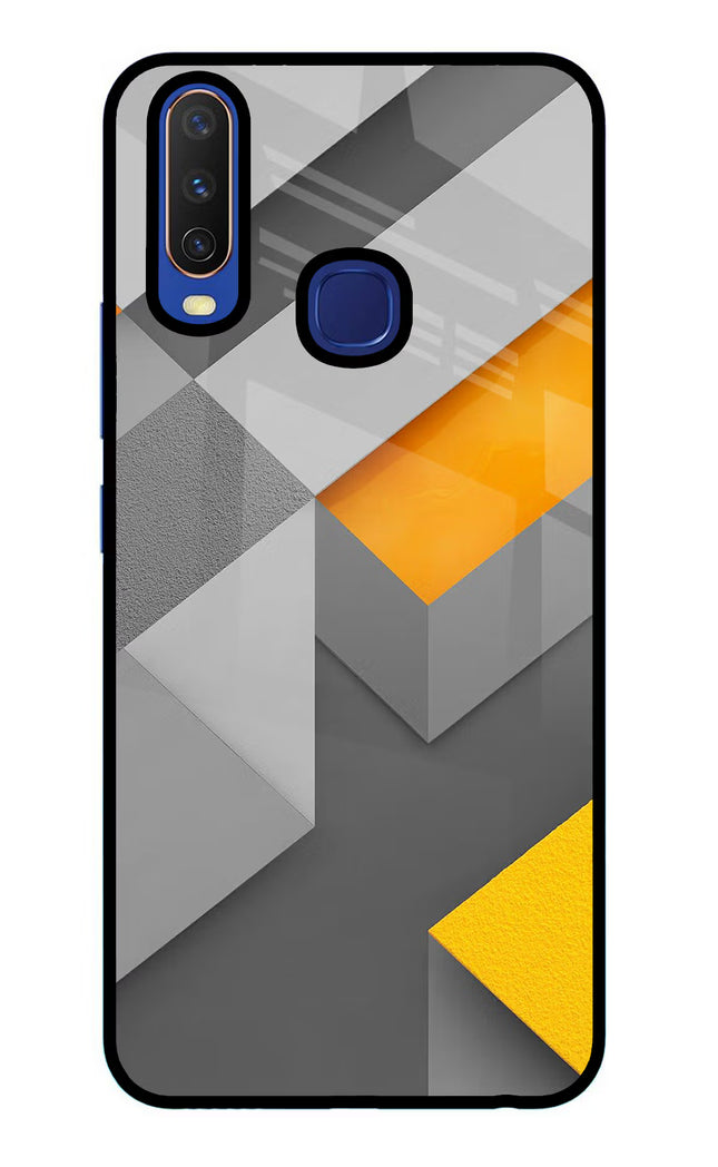Abstract Vivo Y11/Y12/U10 Glass Case Back Cover by Casekaro