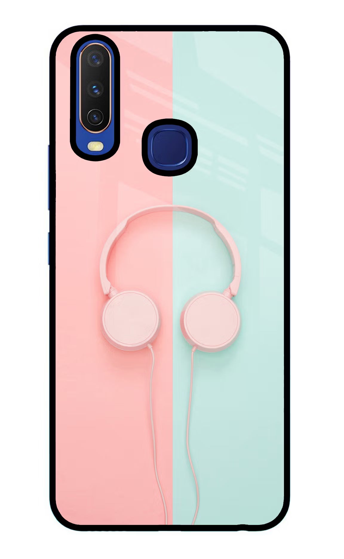 Music Lover Vivo Y11/Y12/U10 Glass Case Back Cover by Casekaro