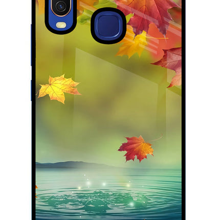 Flowers Vivo Y11/Y12/U10 Glass Case Back Cover by Casekaro