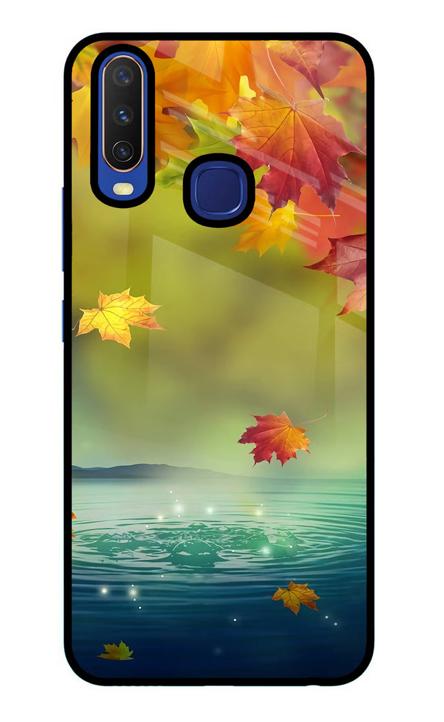 Flowers Vivo Y11/Y12/U10 Glass Case Back Cover by Casekaro