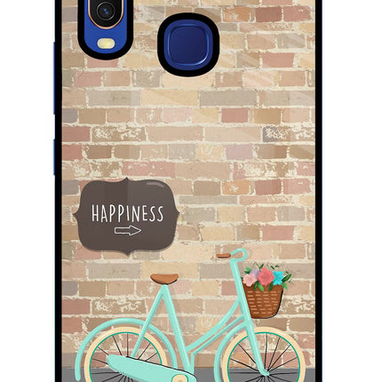 Happiness Artwork Vivo Y11/Y12/U10 Glass Case Back Cover by Casekaro