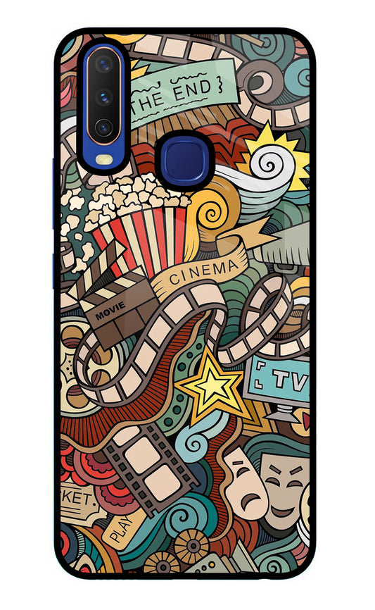 Cinema Abstract Vivo Y11/Y12/U10 Glass Case