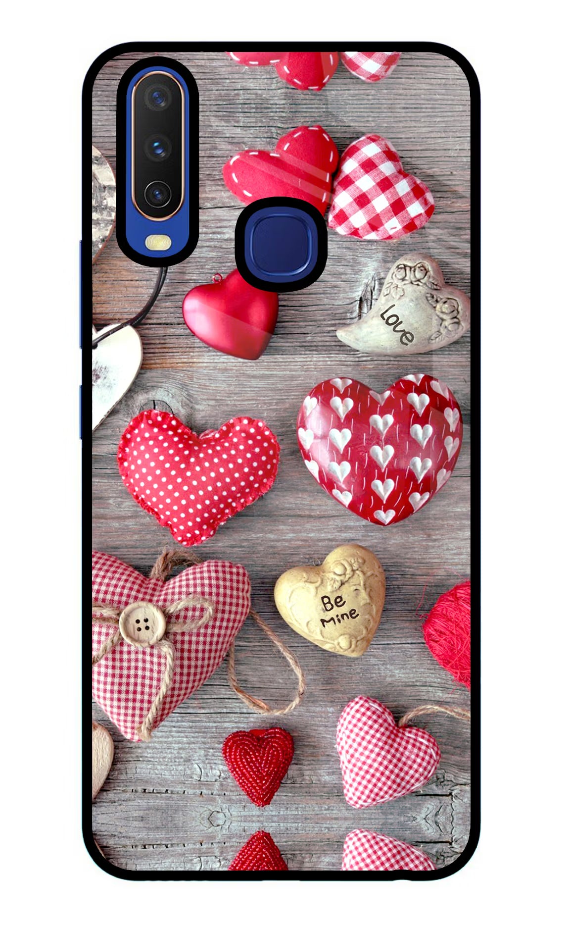 Love Wallpaper Vivo Y11/Y12/U10 Glass Case
