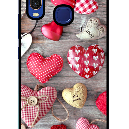 Love Wallpaper Vivo Y11/Y12/U10 Glass Case Back Cover by Casekaro
