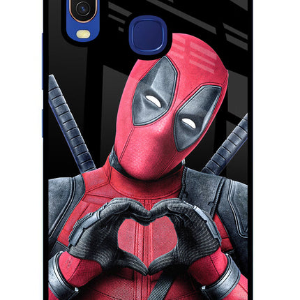 Deadpool Vivo Y11/Y12/U10 Glass Case Back Cover by Casekaro