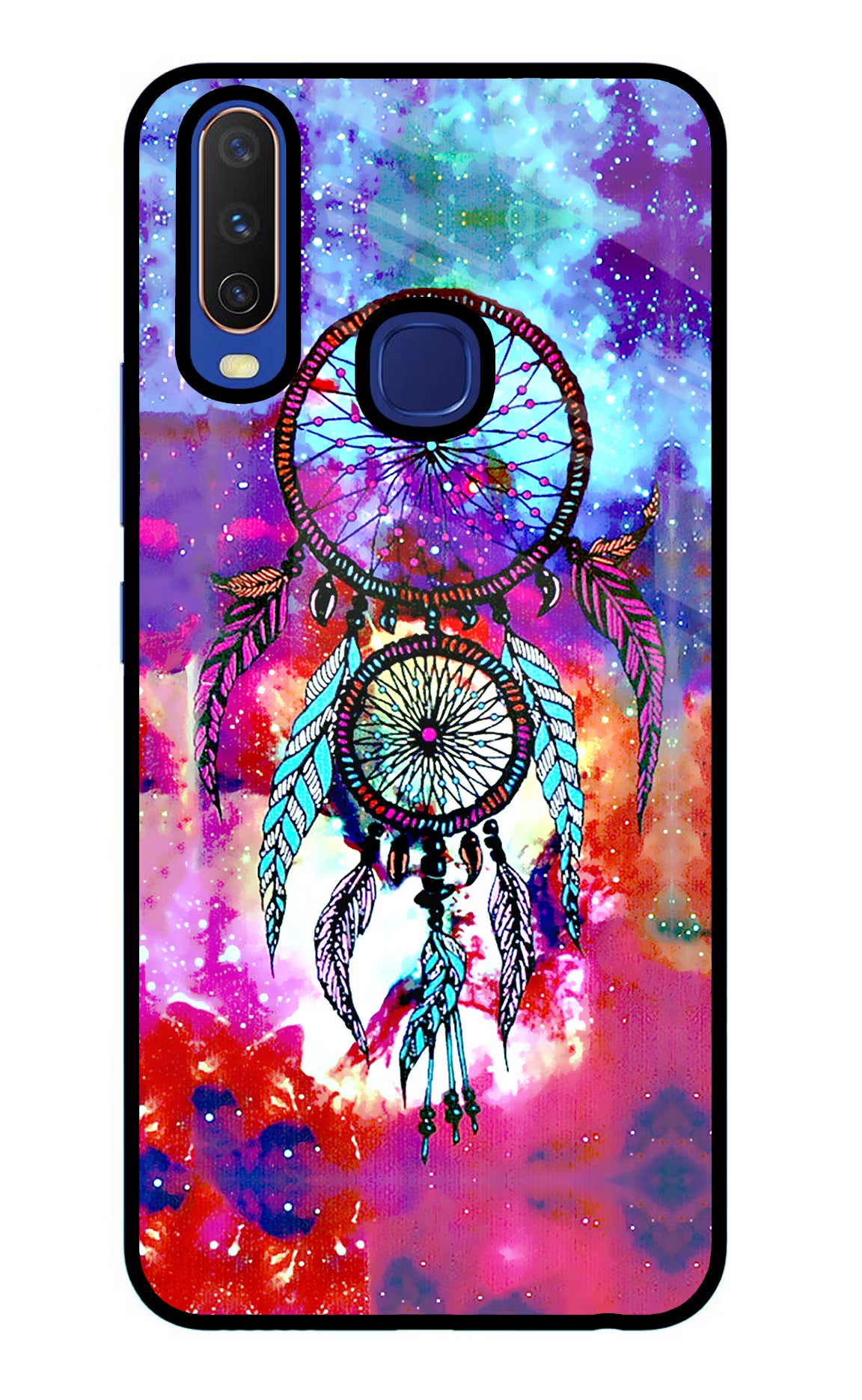 Dream Catcher Abstract Vivo Y11/Y12/U10 Glass Case Back Cover by Casekaro