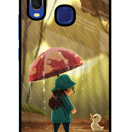 Rainy Day Vivo Y11/Y12/U10 Glass Case