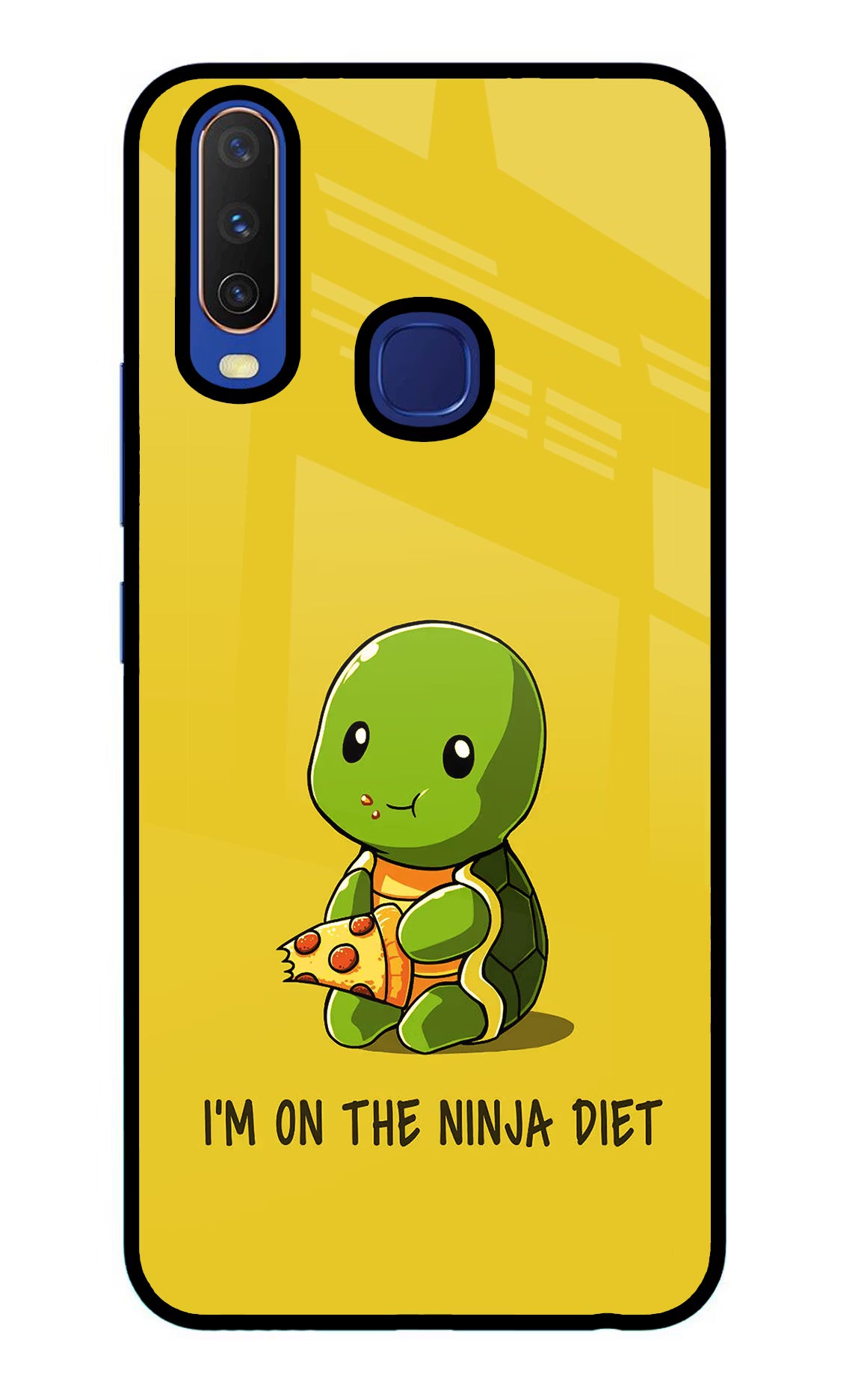I'm on Ninja Diet Vivo Y11/Y12/U10 Glass Case Back Cover by Casekaro