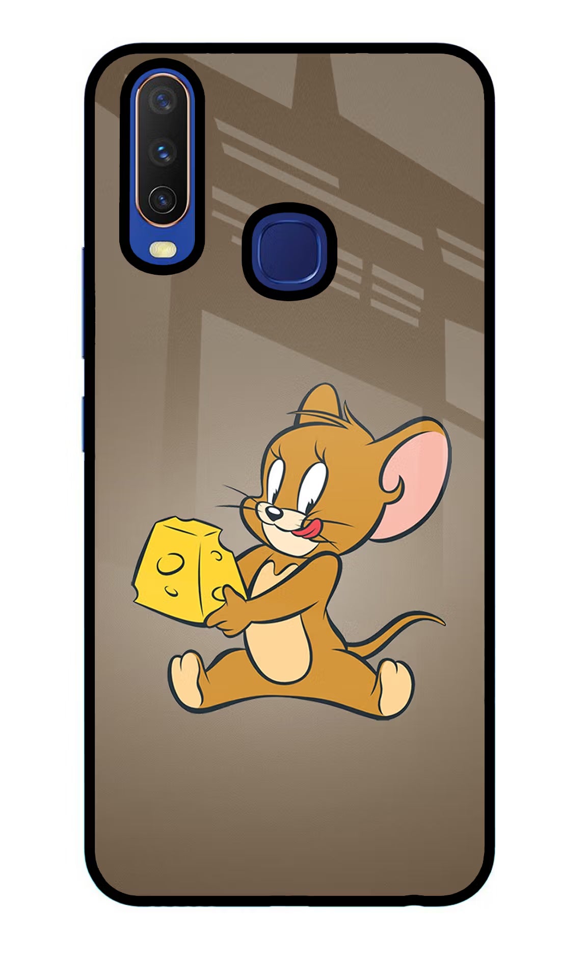 Jerry Vivo Y11/Y12/U10 Glass Case Back Cover by Casekaro