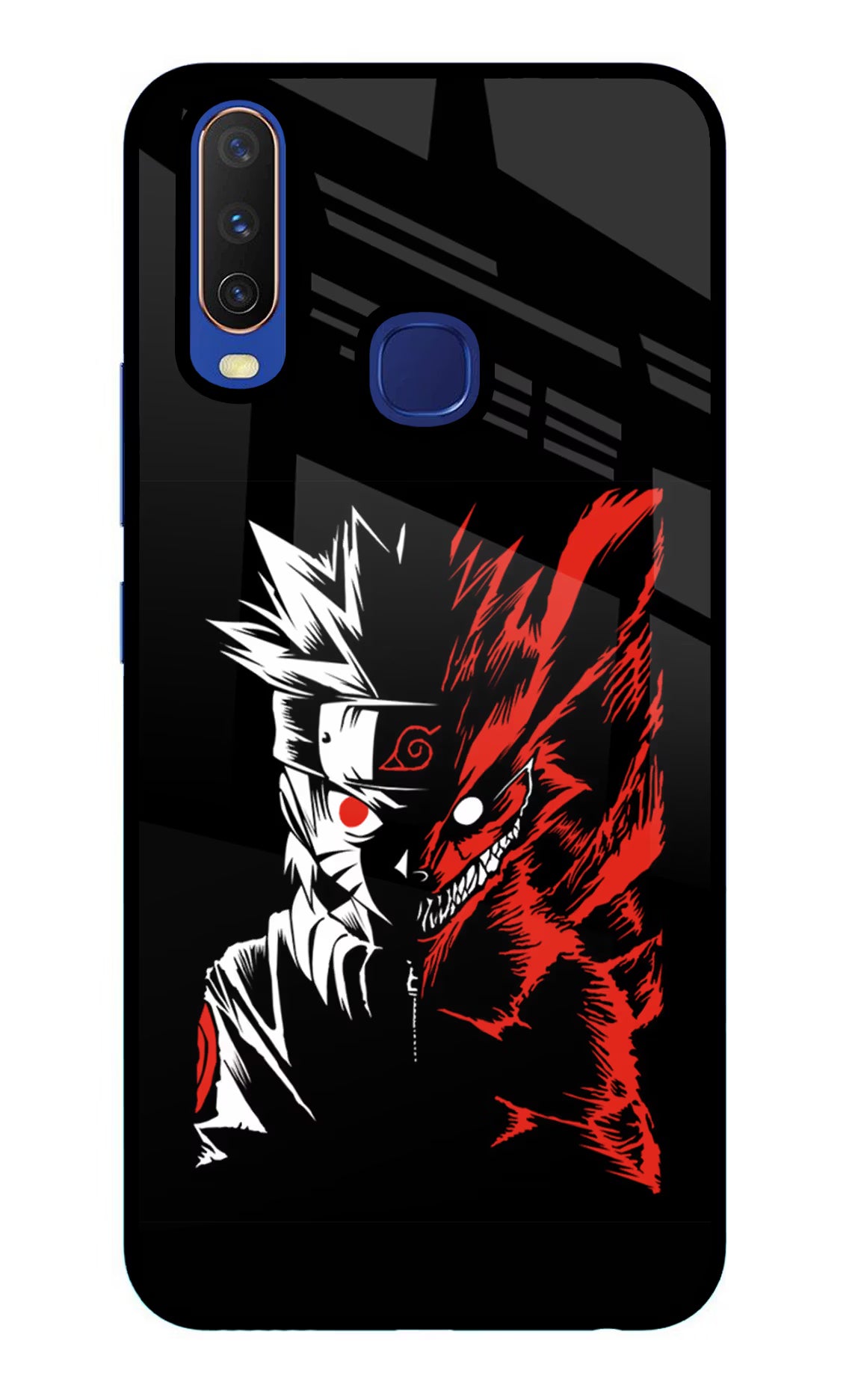 Naruto Two Face Vivo Y11/Y12/U10 Glass Case