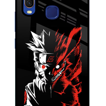 Naruto Two Face Vivo Y11/Y12/U10 Glass Case Back Cover by Casekaro