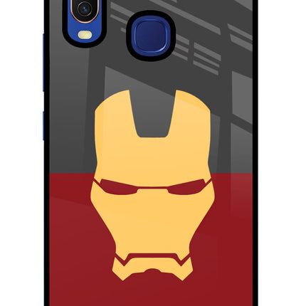 Ironman Vivo Y11/Y12/U10 Glass Case Back Cover by Casekaro