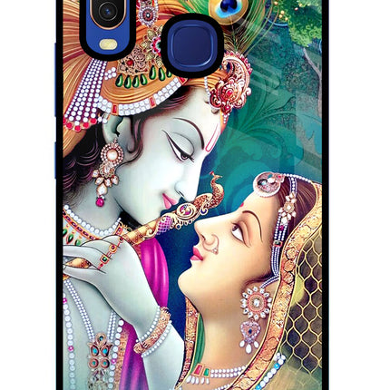 Lord Radha Krishna Vivo Y11/Y12/U10 Glass Case