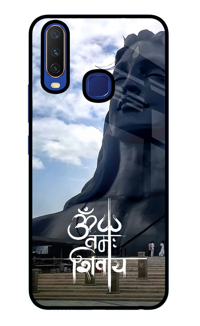Om Namah Shivay Vivo Y11/Y12/U10 Glass Case Back Cover by Casekaro