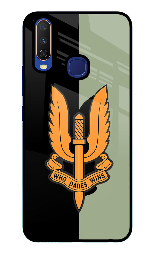 Balidan Logo Vivo Y11/Y12/U10 Glass Case Back Cover by Casekaro
