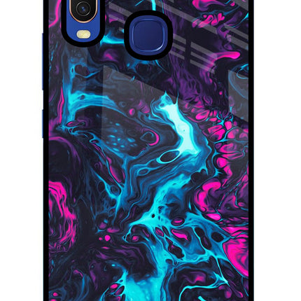 Abstract Vivo Y11/Y12/U10 Glass Case Back Cover by Casekaro