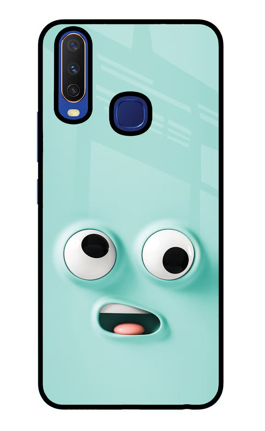 Funny Cartoon Vivo Y11/Y12/U10 Back Cover, Glass case