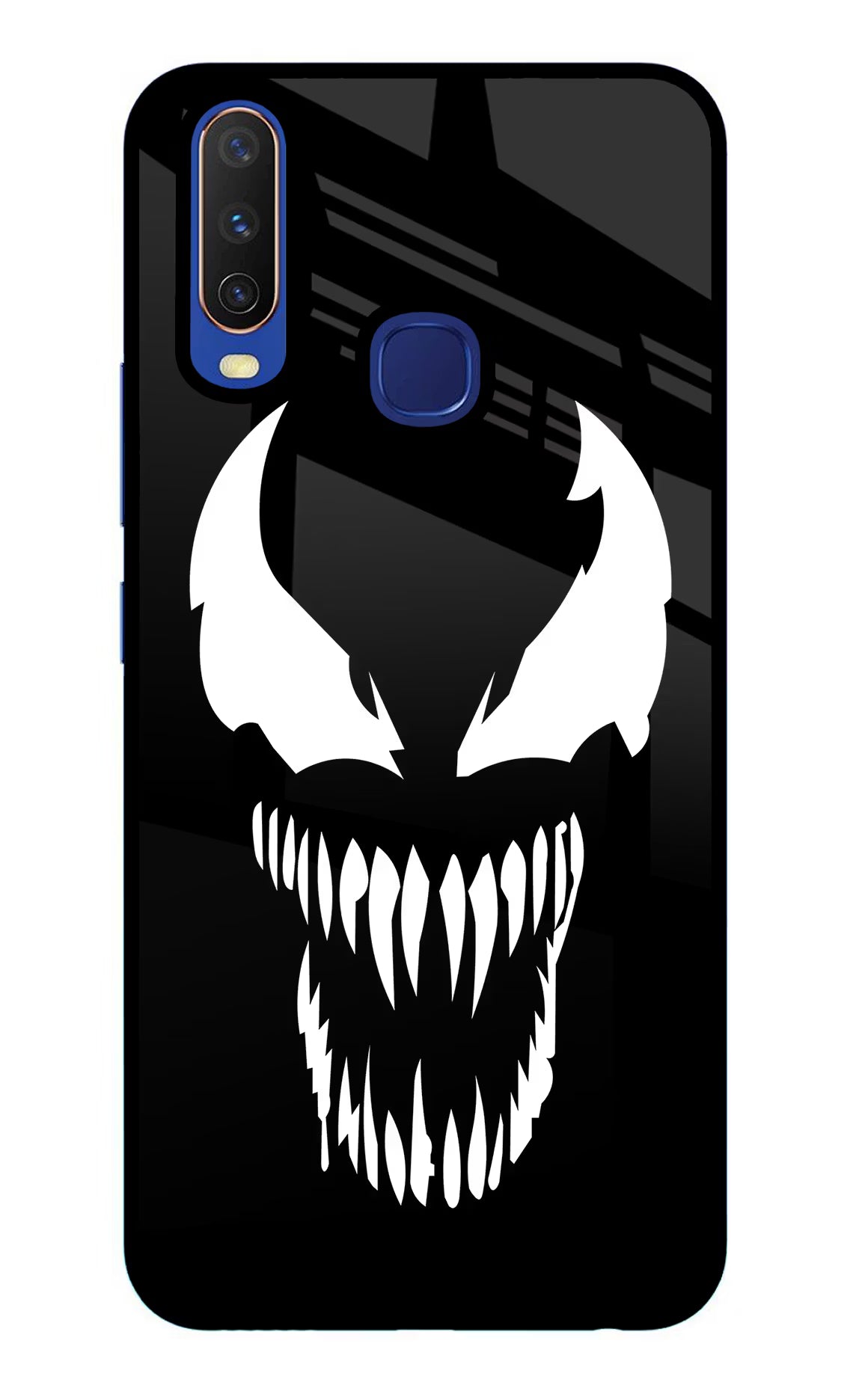 Venom Vivo Y11/Y12/U10 Glass Case Back Cover by Casekaro
