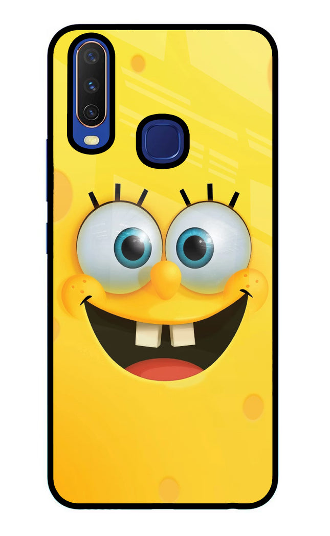Sponge 1 Vivo Y11/Y12/U10 Glass Case Back Cover by Casekaro