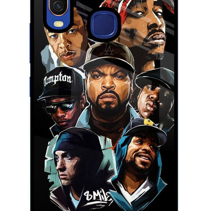 Rappers Vivo Y11/Y12/U10 Glass Case Back Cover by Casekaro