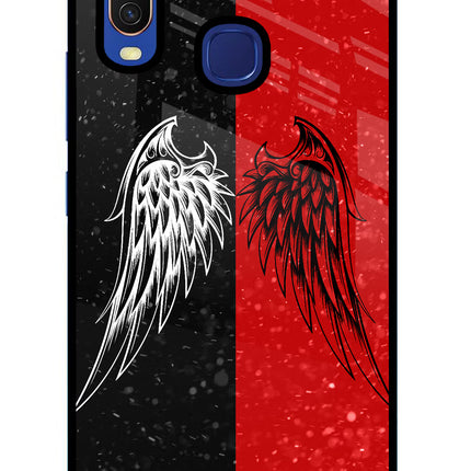 Wings Vivo Y11/Y12/U10 Glass Case Back Cover by Casekaro