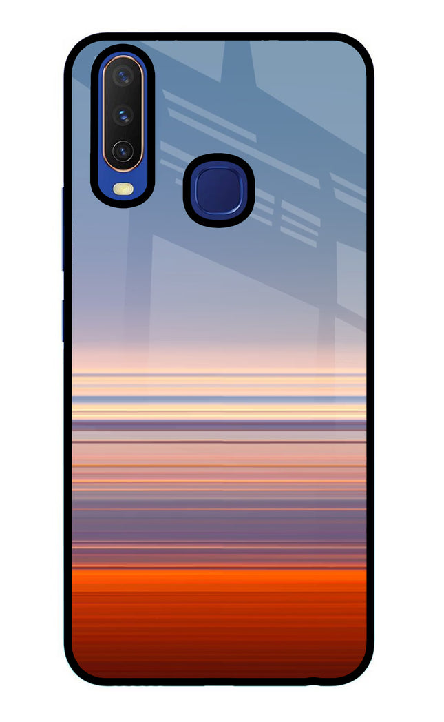 Morning Colors Vivo Y11/Y12/U10 Glass Case Back Cover by Casekaro