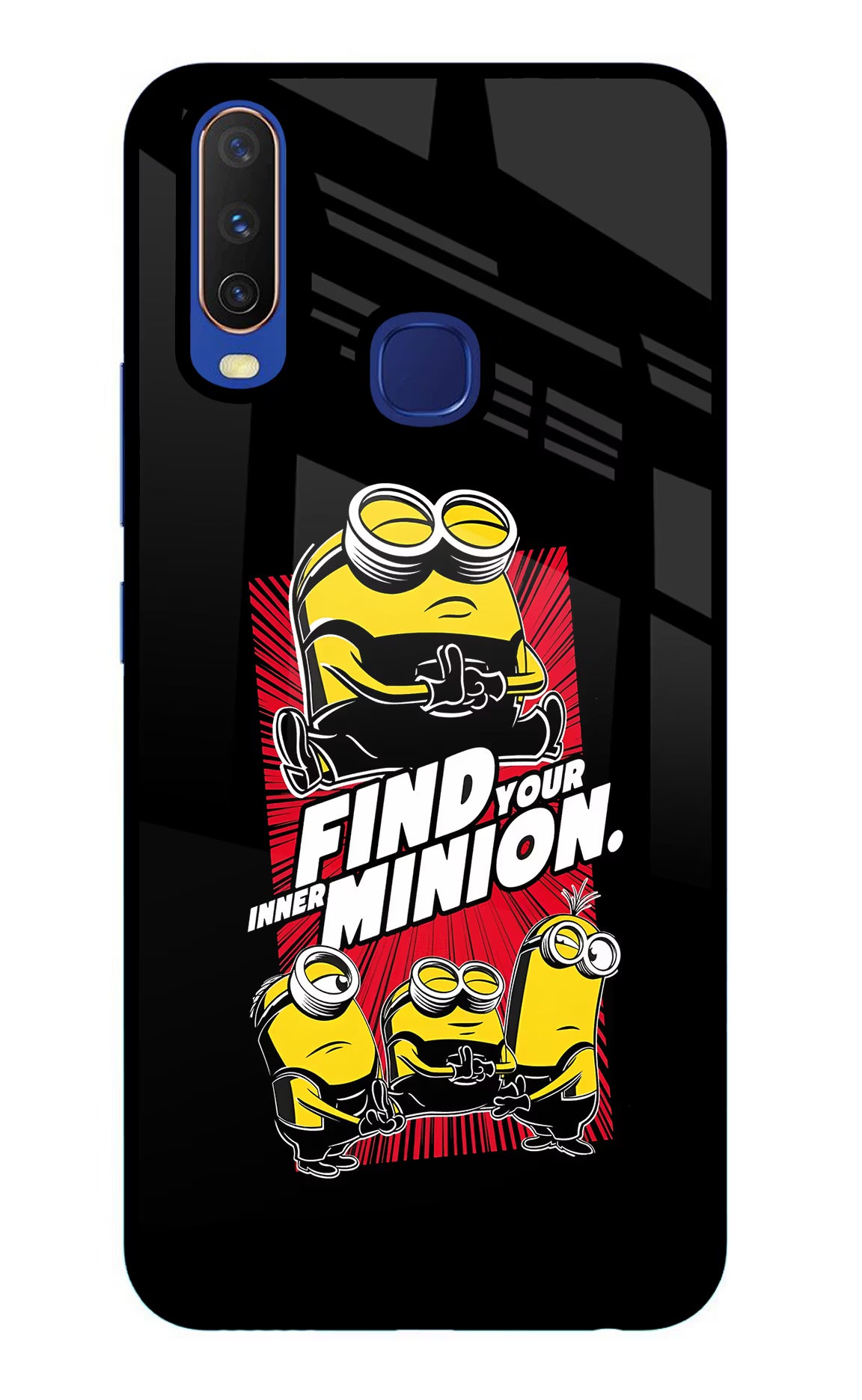 Find your inner Minion Vivo Y11/Y12/U10 Glass Case