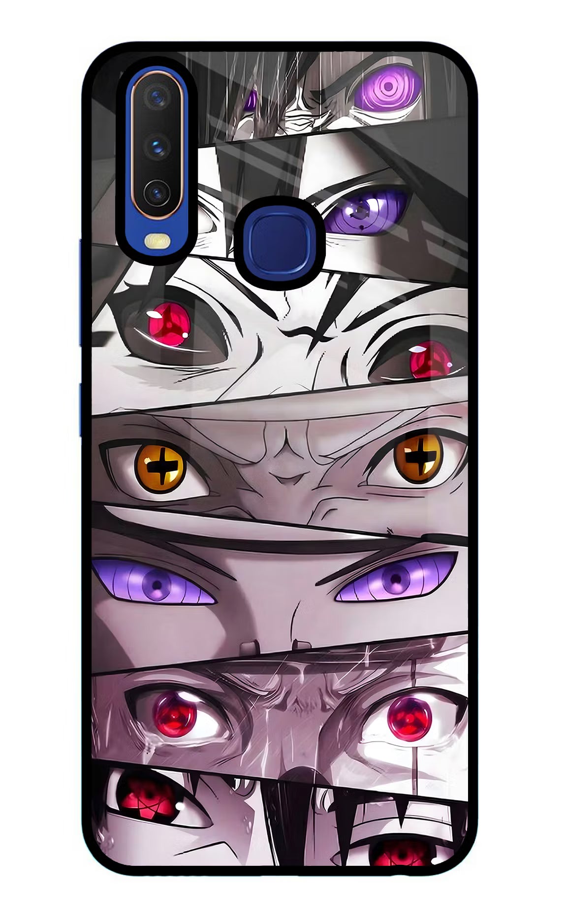Naruto Anime Vivo Y11/Y12/U10 Glass Case