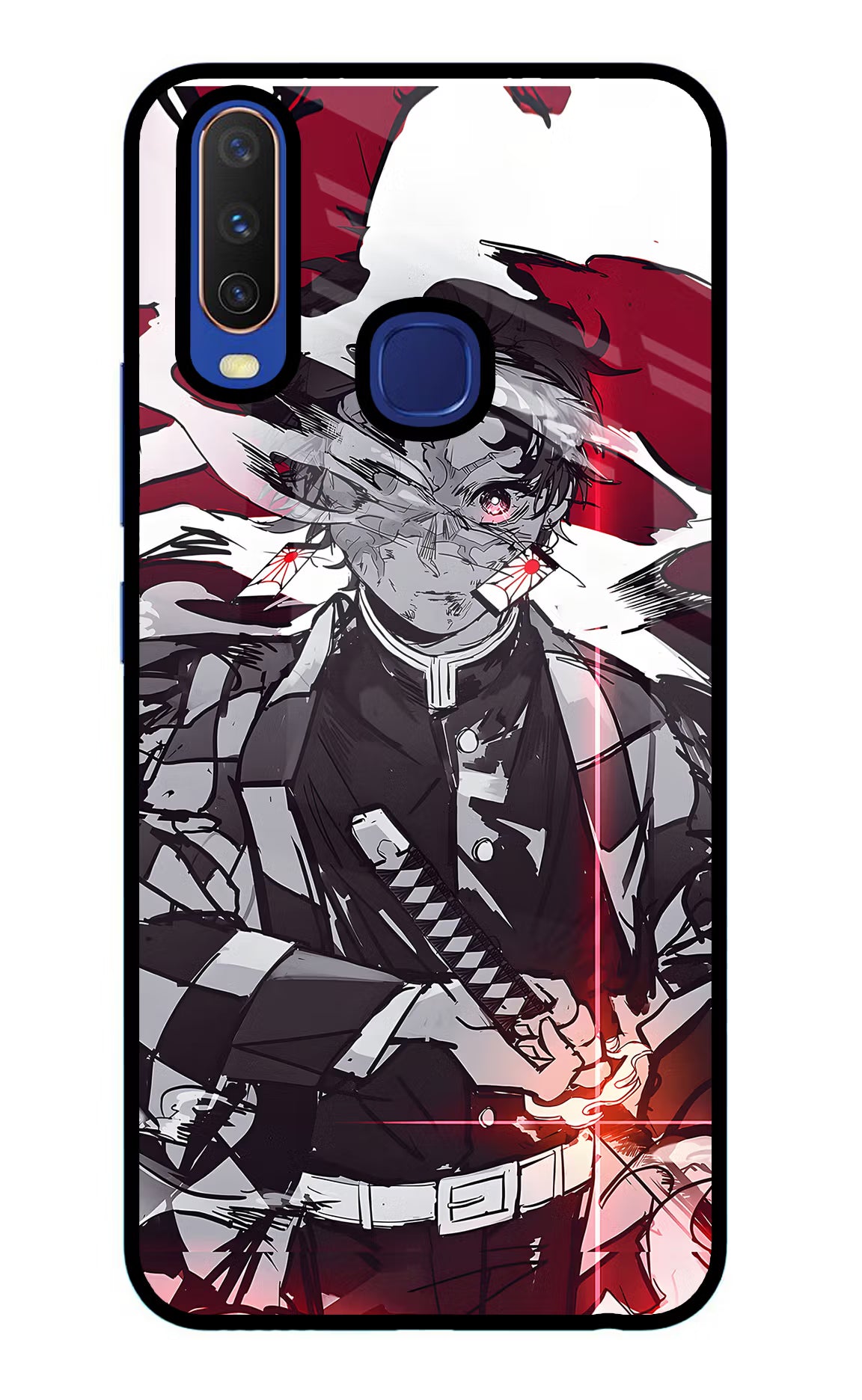 Demon Slayer Vivo Y11/Y12/U10 Glass Case
