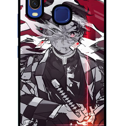 Demon Slayer Vivo Y11/Y12/U10 Glass Case Back Cover by Casekaro