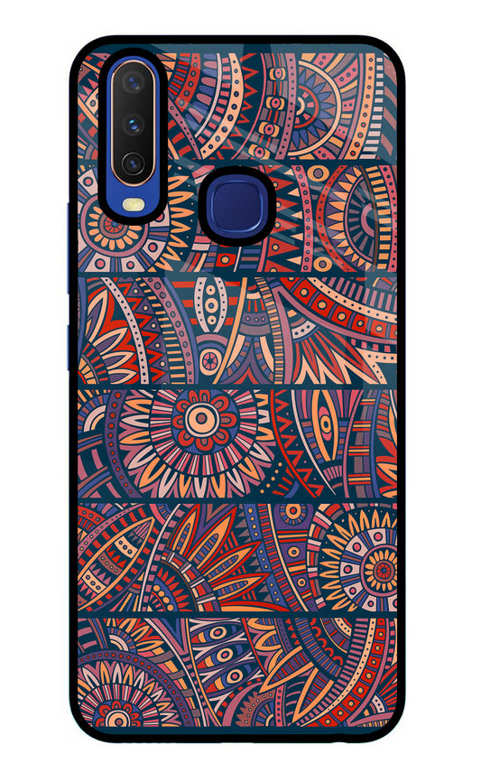 African Culture Design Vivo Y11/Y12/U10 Glass Case