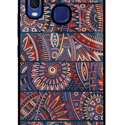 African Culture Design Vivo Y11/Y12/U10 Glass Case Back Cover by Casekaro